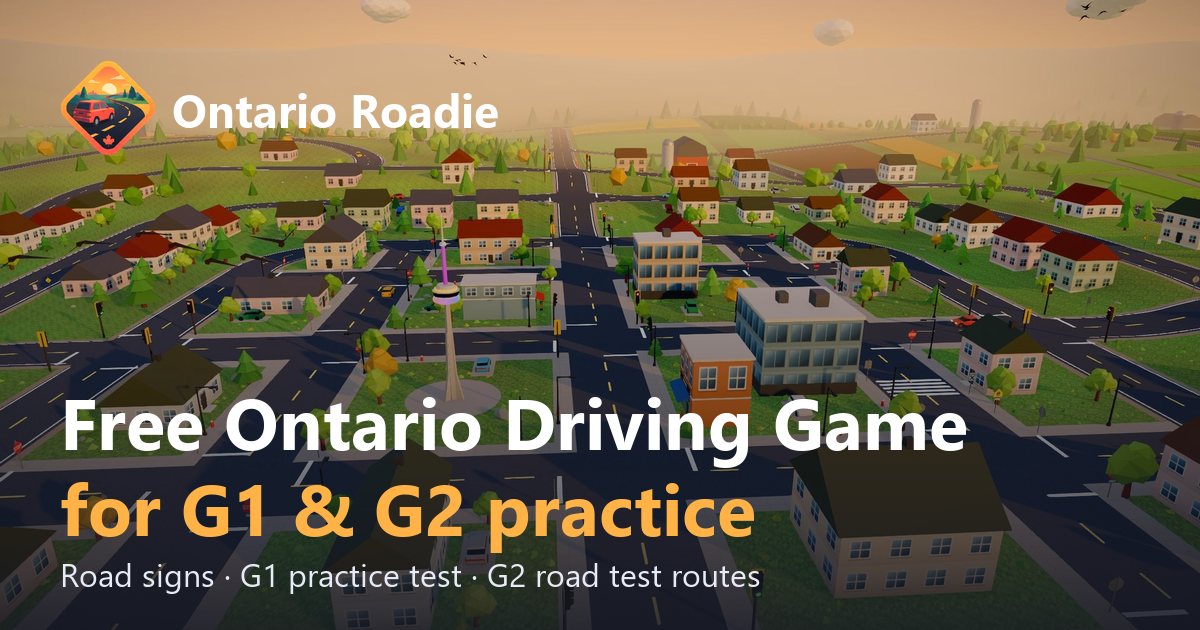 Free G1 Practice Test (Ontario) – Ontario Roadie