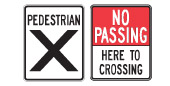 Ontario Pedestrian crossover sign