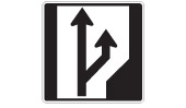 Ontario Keep right except to pass sign
