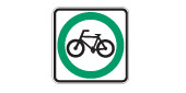 Ontario Bicycle route sign