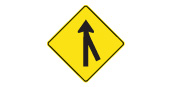 Ontario Merging traffic sign