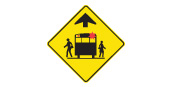 Ontario Hidden school bus stop ahead sign
