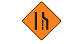 Ontario Lane closed ahead sign
