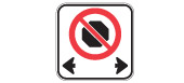Ontario No stopping sign